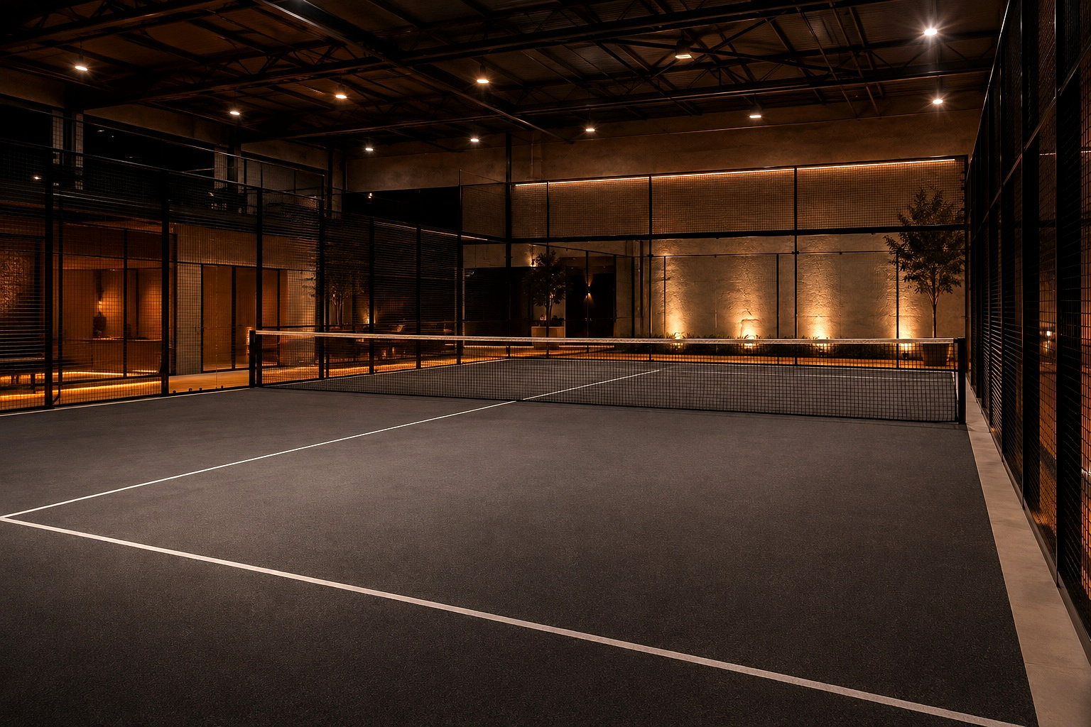 Empty indoor activity space